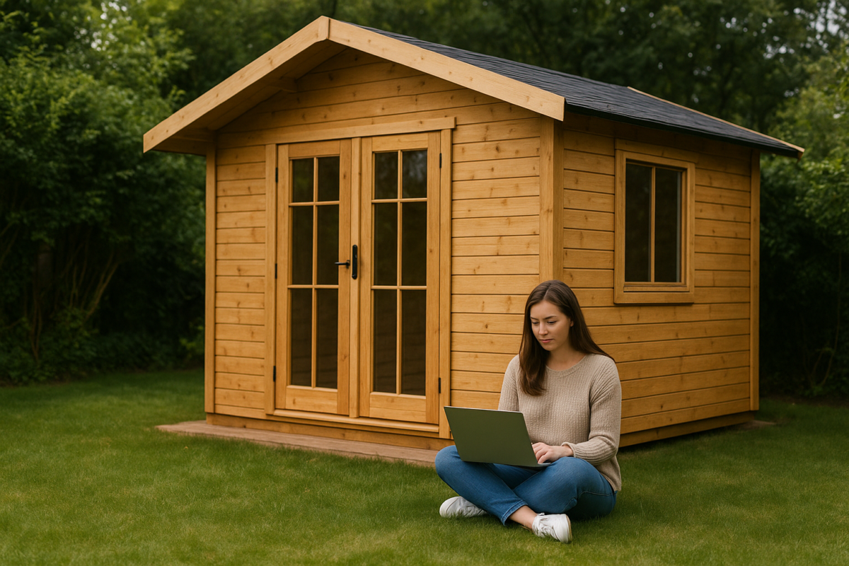 Wie Holzhäuschen im Garten die Arbeits- und Lebensweise verändern