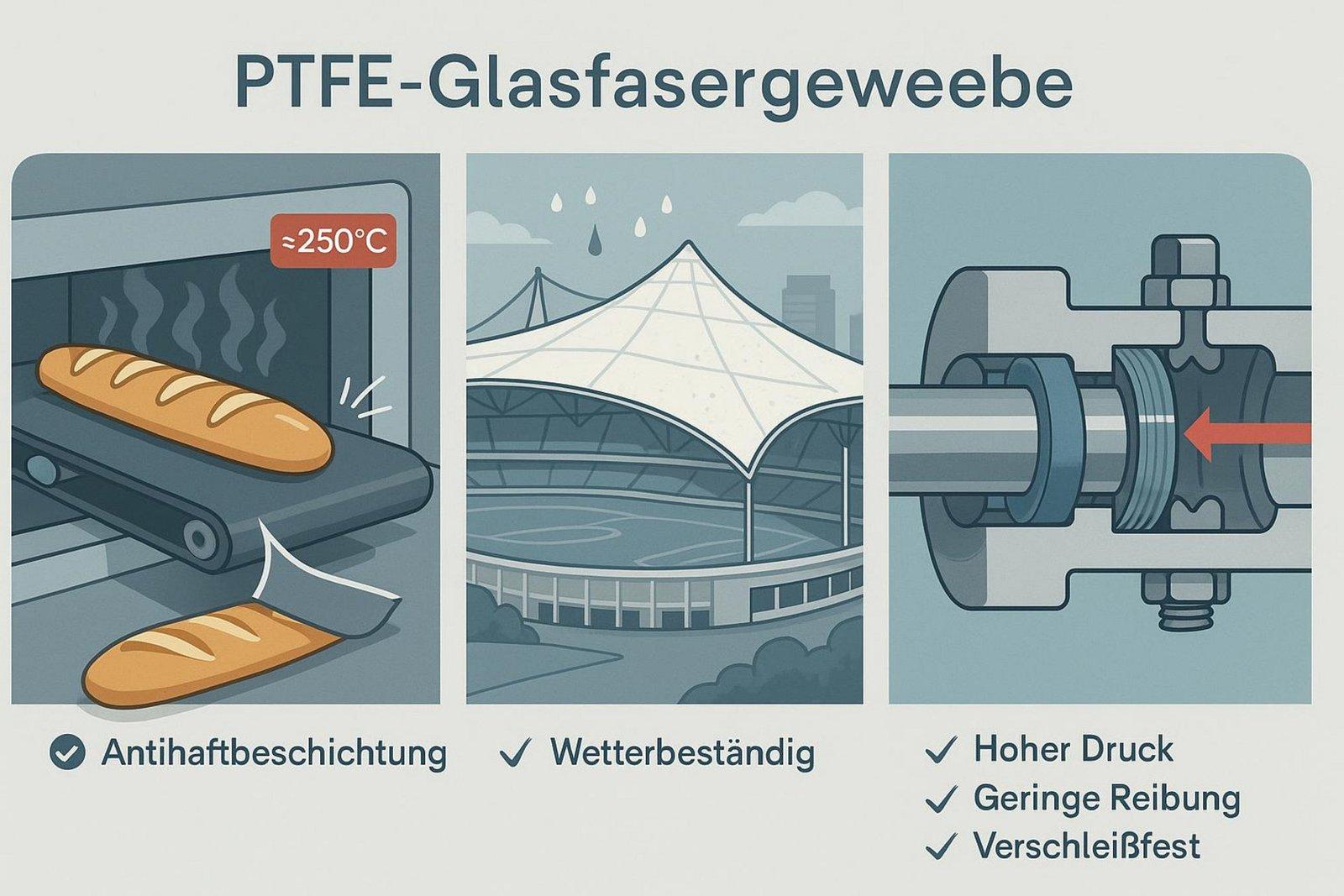 PTFE-Glasfasergewebe